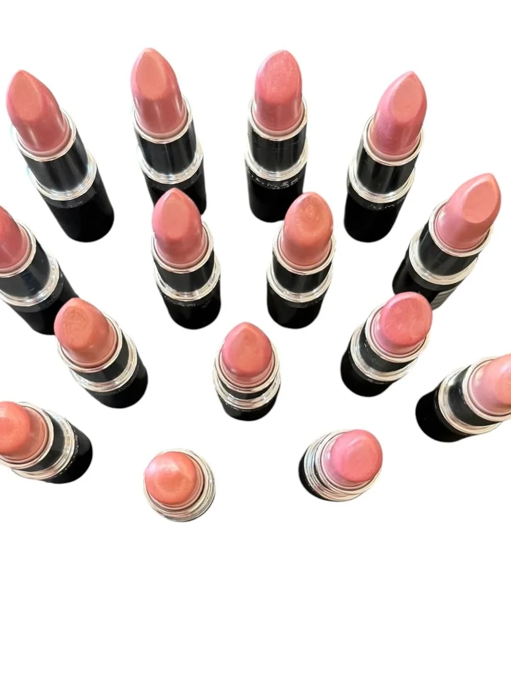 Lot of 15 Rimmel Lasting Finish Lipsticks - 002 Candy - Sanitized Testers